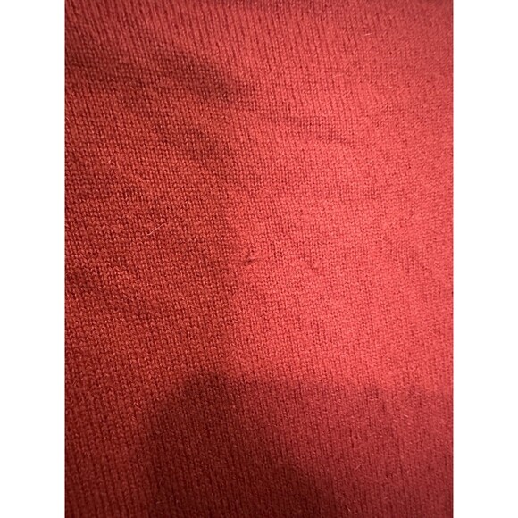 Autumn Cashmere Red High Low Sweater, size L Trendy Classic Career Office - Picture 8 of 9